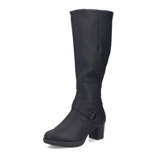 Dámské kozačky RIEKER 77690-00 černá W5