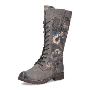 Dámské kozačky RIEKER 94731-90 šedá W5