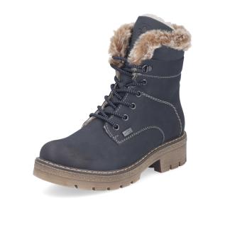 Dámská kotníková obuv RIEKER Y8140-14 modrá W5