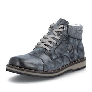 Pánská kotníková obuv RIEKER 38400-15 modrá W5