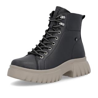 Dámská kotníková obuv RIEKER W1877-00 černá W5