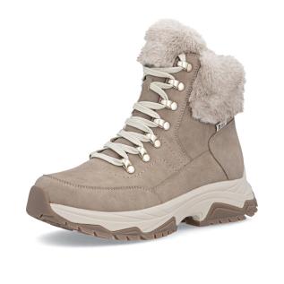 Dámská kotníková obuv RIEKER W3971-20 béžová W5