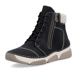 Dámská kotníková obuv RIEKER 45931-00   BLACK   H/W6