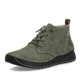 Dámská kotníková obuv RIEKER 51510-54 zelená W6