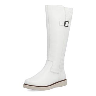 Dámské kozačky RIEKER 71157-80 bílá W6