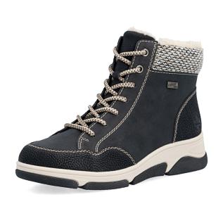 Dámská kotníková obuv RIEKER L5602-00   BLACK   H/W6