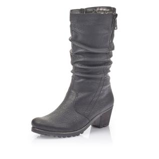 Dámské kozačky RIEKER Y8053-00 černá W4