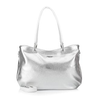 Dámská kabelka RIEKER C2440-206/80/1-206/H12 stříbrná S6