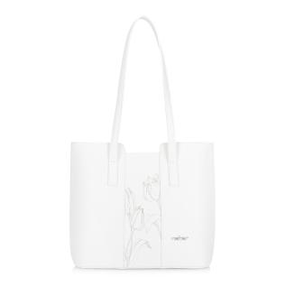 Dámská kabelka RIEKER C2549-110-TUL bílá W5