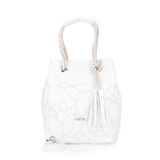 Dámská kabelka RIEKER C0200-110-LIL bílá S6