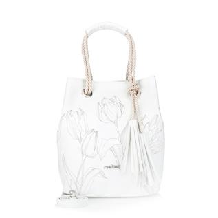 Dámská kabelka RIEKER C0200-110-TUL bílá S6