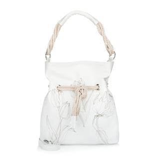 Dámská kabelka RIEKER C0156-110-TUL bílá W5