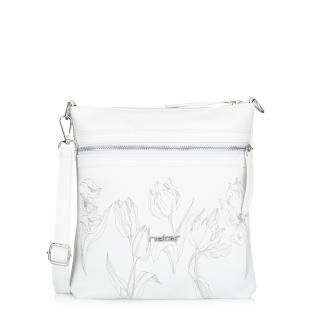 Dámská kabelka RIEKER C2533-110-TUL bílá S6