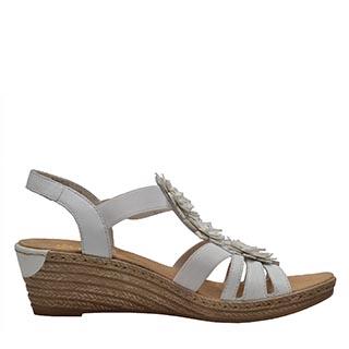 detail Dámské sandály RIEKER RIE-1023935-S8 bílá