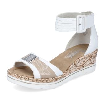 Dámské sandály RIEKER 67191-80 bílá S4