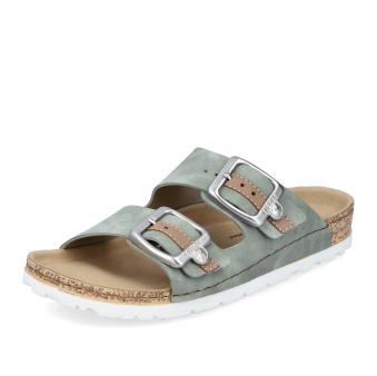 Dámské nazouváky RIEKER 69850-52 zelená S5