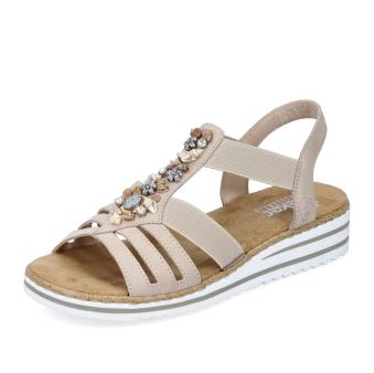 Dámské sandály RIEKER V0649-62 béžová S6