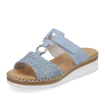 Dámské nazouváky RIEKER V1243-10 modrá S5