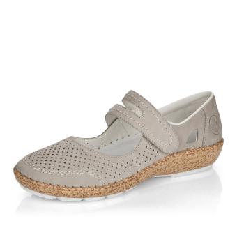 Dámské polobotky RIEKER 44885-40 šedá S5