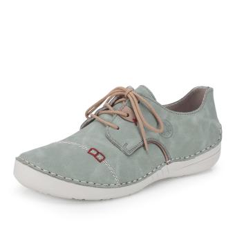 Dámské polobotky RIEKER 52528-52 zelená S6