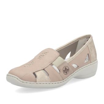 Dámské mokasíny RIEKER 41385-60 béžová S5