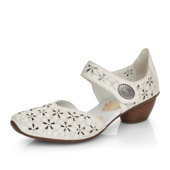 Dámské lodičky RIEKER 43786-80 bílá S5