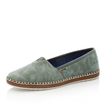 Dámské mokasíny RIEKER M2270-53 zelená S6