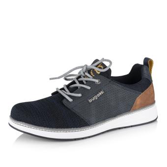 Pánské polobotky BUGATTI A3C61-4100 modrá S5