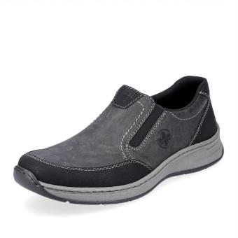 Pánské mokasíny RIEKER 14362-00 šedá W5