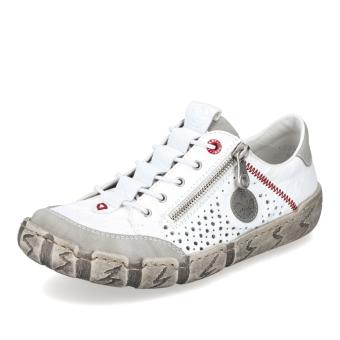 Dámské polobotky RIEKER L0355-80 bílá S6