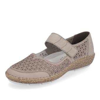 Dámské polobotky RIEKER 44864-60 béžová S4