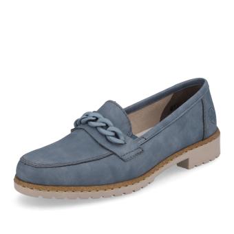 Dámské mokasíny RIEKER 51863-10 modrá S4