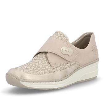 Dámské polobotky RIEKER 487C0-60 béžová S6