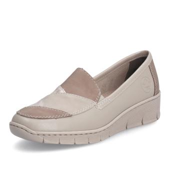 Dámské mokasíny RIEKER 53785-60 béžová S5