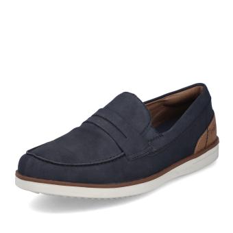 Pánské mokasíny RIEKER B2350-14 modrá S4