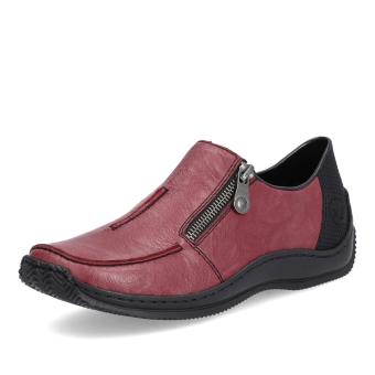 Dámské mokasíny RIEKER L1780-35 červená S5