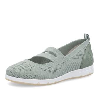 Dámské baleríny RIEKER L3053-52 zelená S5