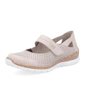 Dámské baleríny RIEKER N42B2-62 růžová S5