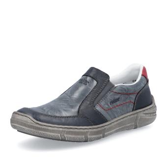 Pánské mokasíny RIEKER 04052-12 modrá S5