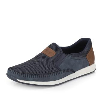 Pánské mokasíny RIEKER 11954-14 modrá S6