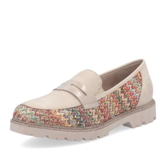 Dámské mokasíny RIEKER 45562-90 béžová S5