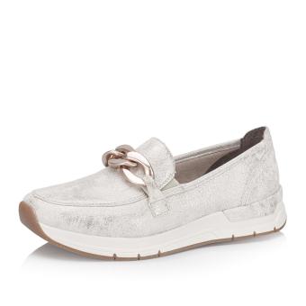 Dámské mokasíny RIEKER 58944-61 béžová S6