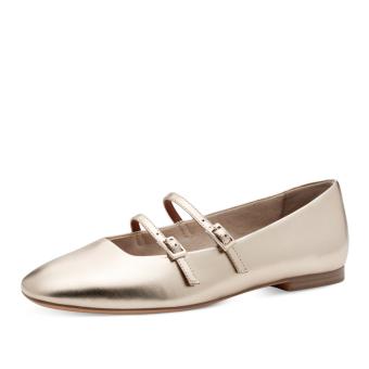 Dámské baleríny TAMARIS 22142-44-900 zlatá S5