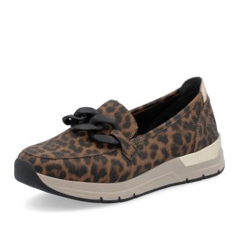 Dámské mokasíny RIEKER 58944-90 hnědá W5