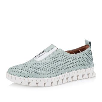 Dámské mokasíny IBERIUS P420-2002-619 zelená S5