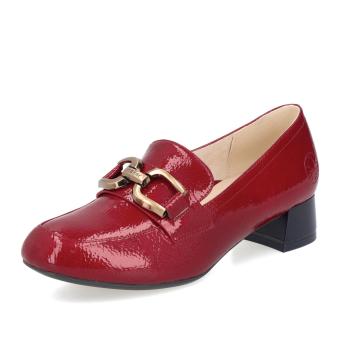 Dámské mokasíny RIEKER 45052-33 červená W5