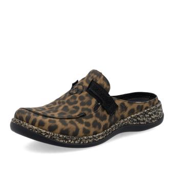 Dámské nazouváky RIEKER 46393-90 hnědá W5