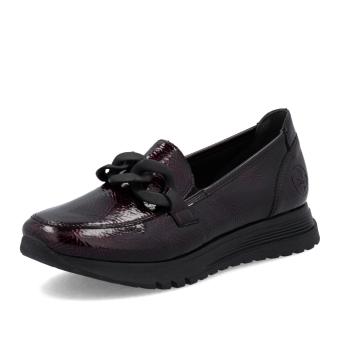 Dámské mokasíny RIEKER 49051-35 červená W5