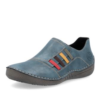 Dámské mokasíny RIEKER 52560-14 modrá W5