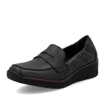 Dámské mokasíny RIEKER 53797-00 černá W5